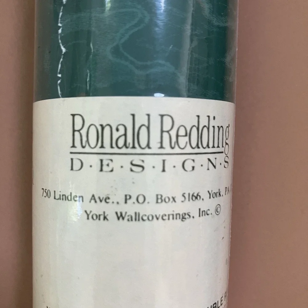Ronald Redding Wallpaper Marble Green 1 Double Roll‎ 60 Sq Ft + 2 Partial